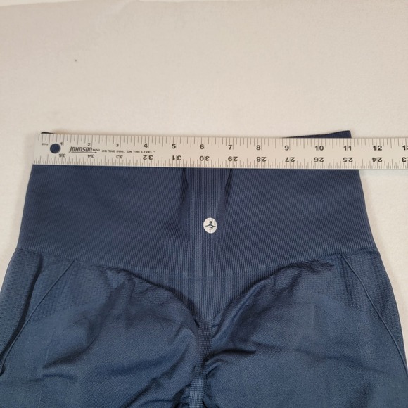 Halara Lot of 2 Seamless Flow High Waist Tummy Control Lift Leggings M 7/8 Navy - Picture 6 of 9